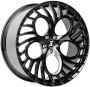 Легковой диск Skill Wheels SL351 9x20 5x150 ET40 110,1 чёрный + полированные спицы